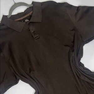 NWOT Tasso Elba Men’s  Dark Brown Polo Shirt